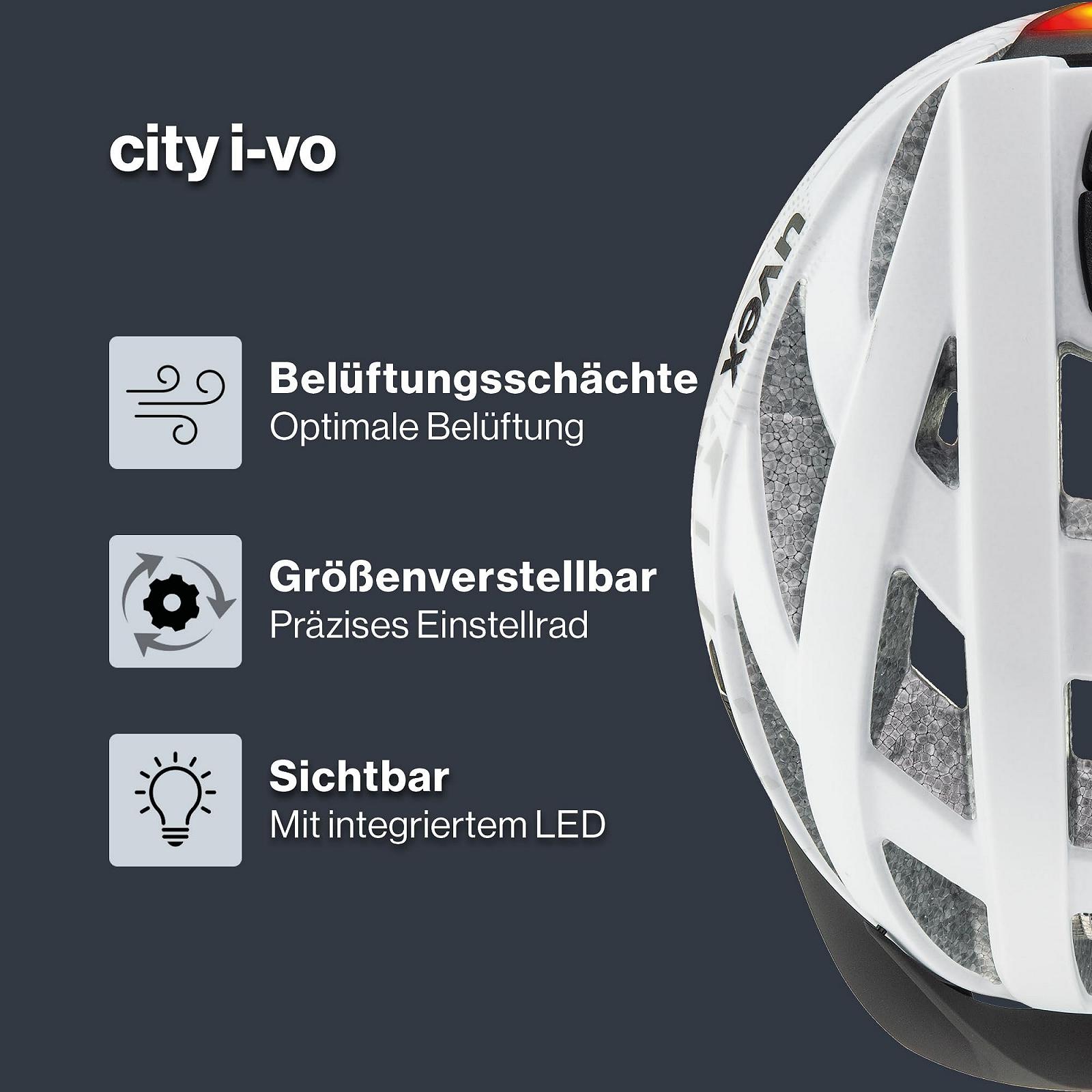 Шлем Uvex City i-vo с LED подсветкой, фото №2