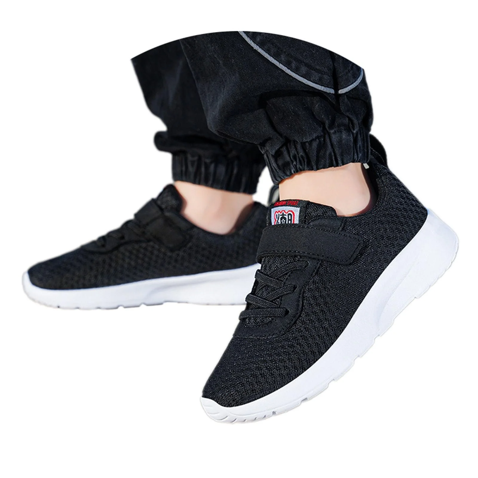 Спортивне взуття Дитячі хлопчачі кросівки Дівчата Взуття для приміщень Унісекс Дитяче взуття Сітчасті дихаючі кросівки для бігу, фото №1