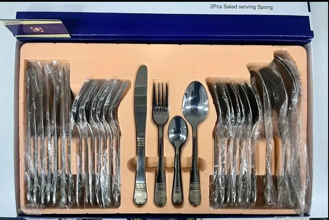 Набір посуд на 6 осіб 24 штуки з нержавіючої сталі Zepter ZP1001, фото №3 Набір посуд на 6 осіб 24 штуки з нержавіючої сталі Zepter ZP1001, фото №3