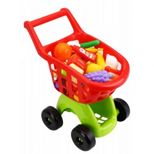 Тележка для супермаркета с набором продуктов [tsi194559-TSI], фото №1