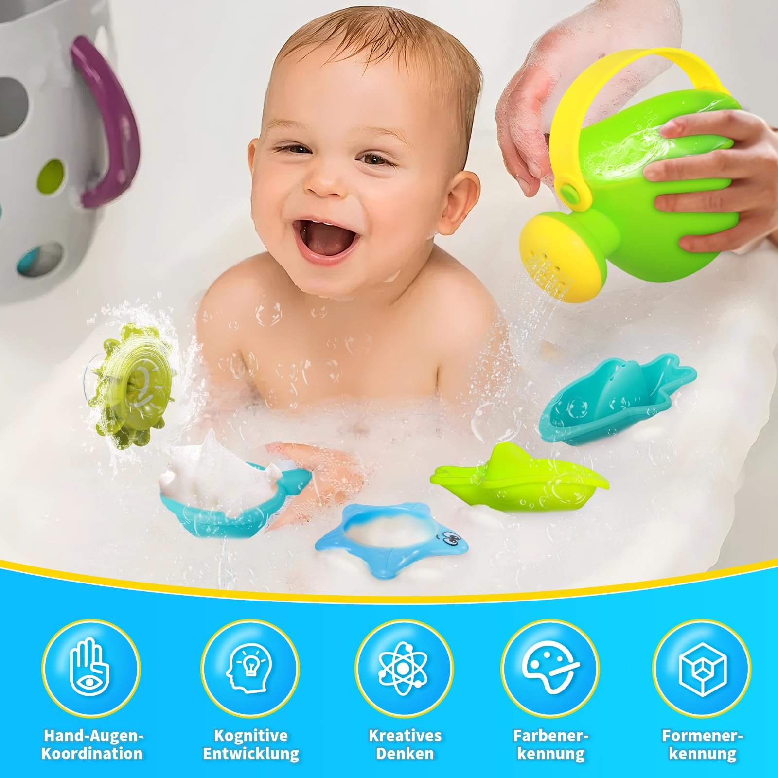 Игрушки для ванны CNMTCCO, 10 штук, фото №5