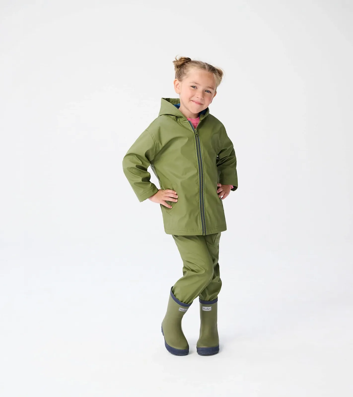 Дитяча дощова куртка Hatley на блискавці, фото №9