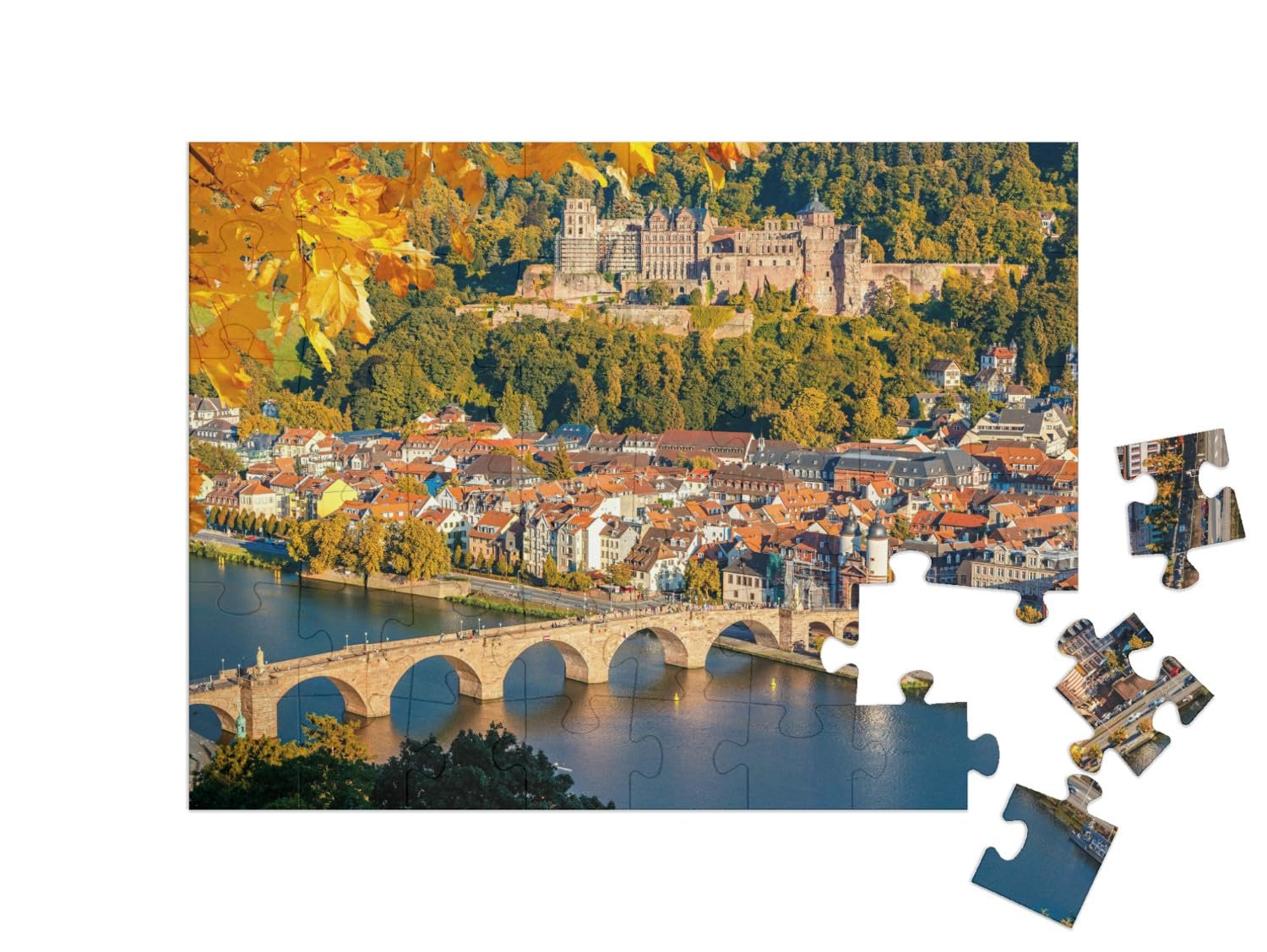 Пазл puzzleYOU Heidelberg Castle Puzzle Collection View of Heidelberg in Autumn 48 элементов, фото №2 Пазл puzzleYOU Heidelberg Castle Puzzle Collection View of Heidelberg in Autumn 48 элементов, фото №2