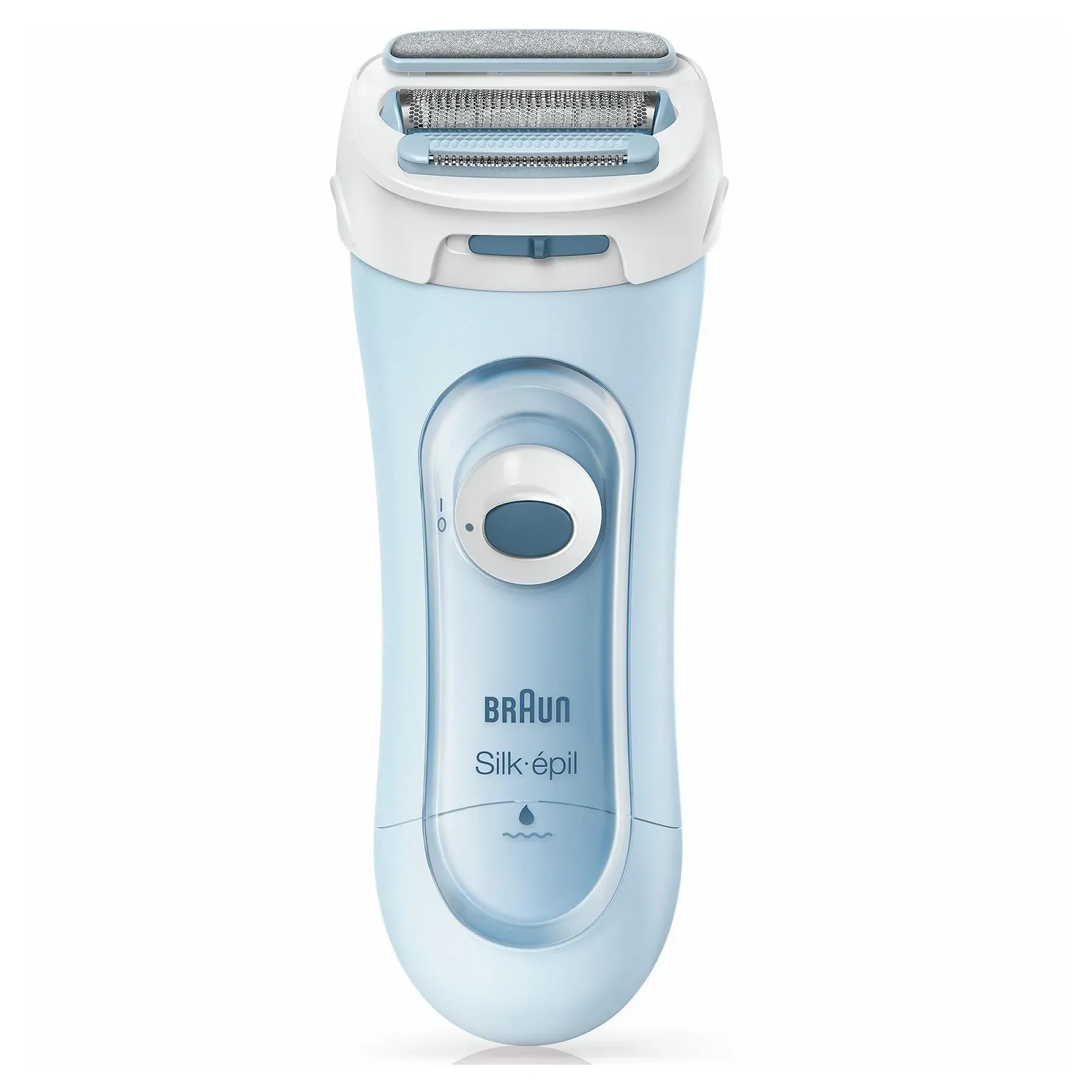 Жіноча електробритва Braun Silk-epil 5-160 3-в-1 бездротова Wet & Dry з тримером та системою пілінгу, синя, фото №8 Жіноча електробритва Braun Silk-epil 5-160 3-в-1 бездротова Wet & Dry з тримером та системою пілінгу, синя, фото №8