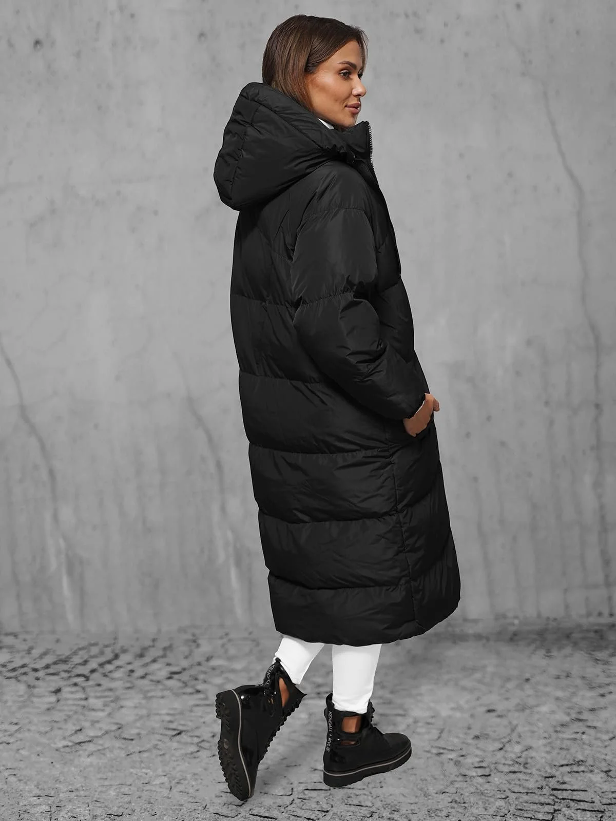 Женское зимнее пальто OZONEE JS/5M3163Z, фото №5 Женское зимнее пальто OZONEE JS/5M3163Z, фото №5