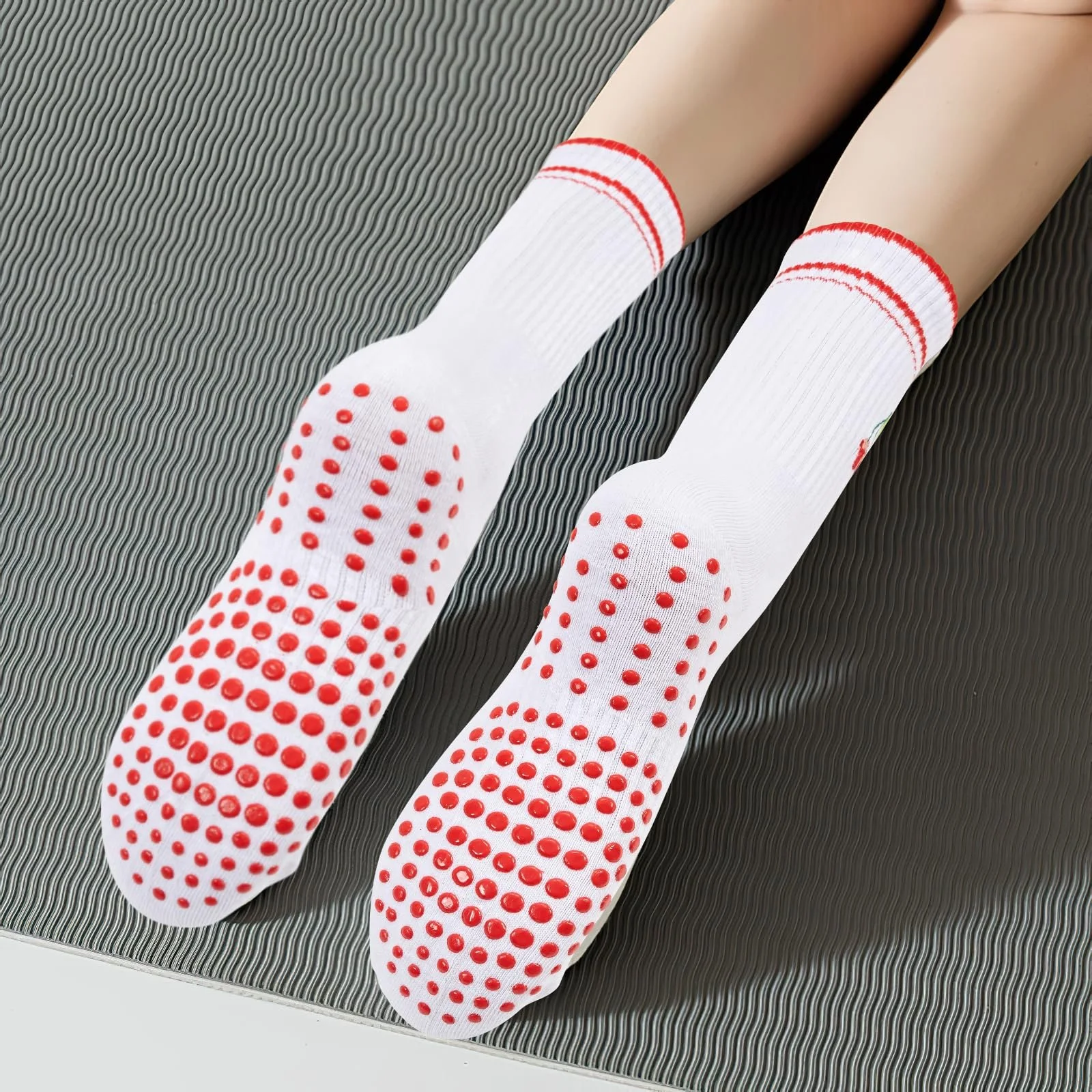 Шкарпетки для пілатесу S", протиковзкі, 4 пари, фото №5