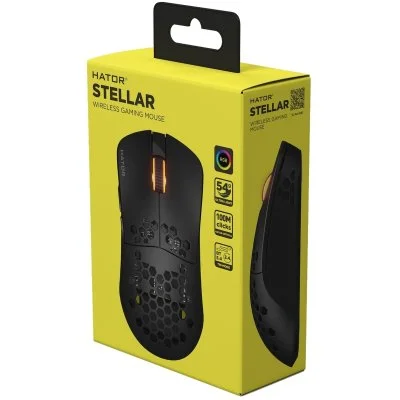 Мышка Hator Stellar Wireless/Bluetooth/USB Black (HTM650), фото №6 Мышка Hator Stellar Wireless/Bluetooth/USB Black (HTM650), фото №6