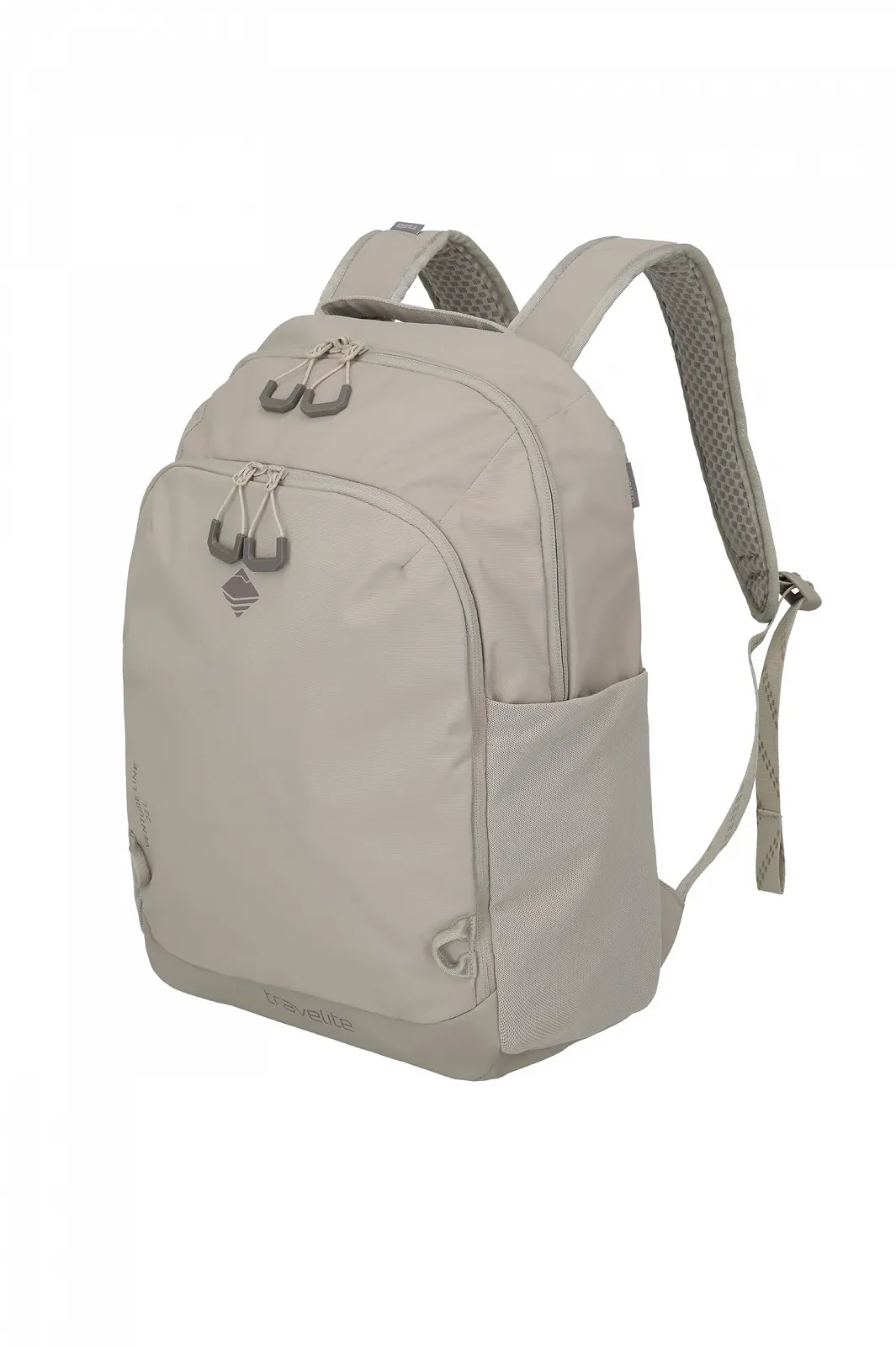 Рюкзак для ноутбука Travelite VENTURE LINE Durable Nylon Shoe Compartment Trolley Clip On Classic Песочный, фото №4 Рюкзак для ноутбука Travelite VENTURE LINE Durable Nylon Shoe Compartment Trolley Clip On Classic Песочный, фото №4