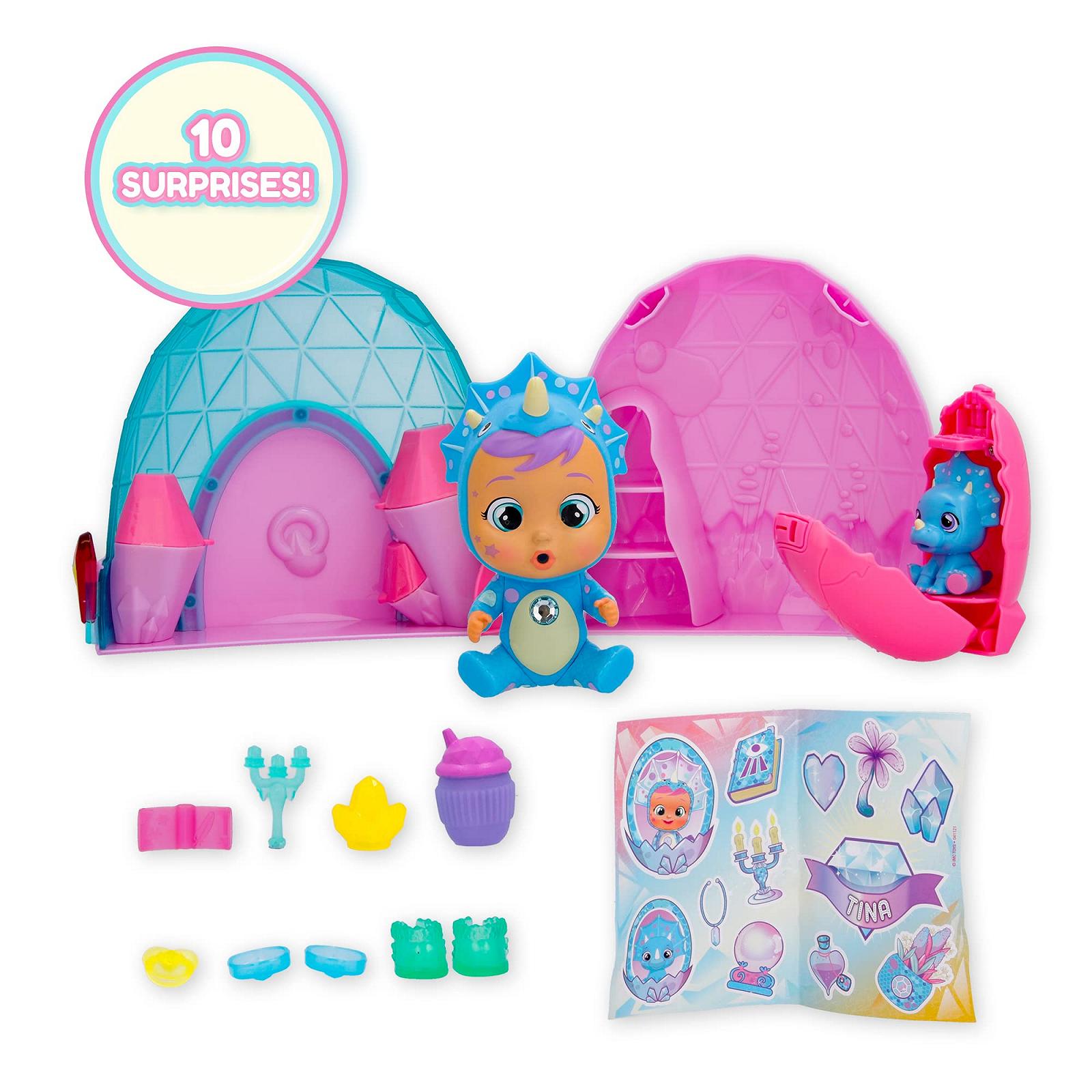 Кукла Cry Babies Magic Tears Dinosaur 904163, многоцветная, фото №2 Кукла Cry Babies Magic Tears Dinosaur 904163, многоцветная, фото №2