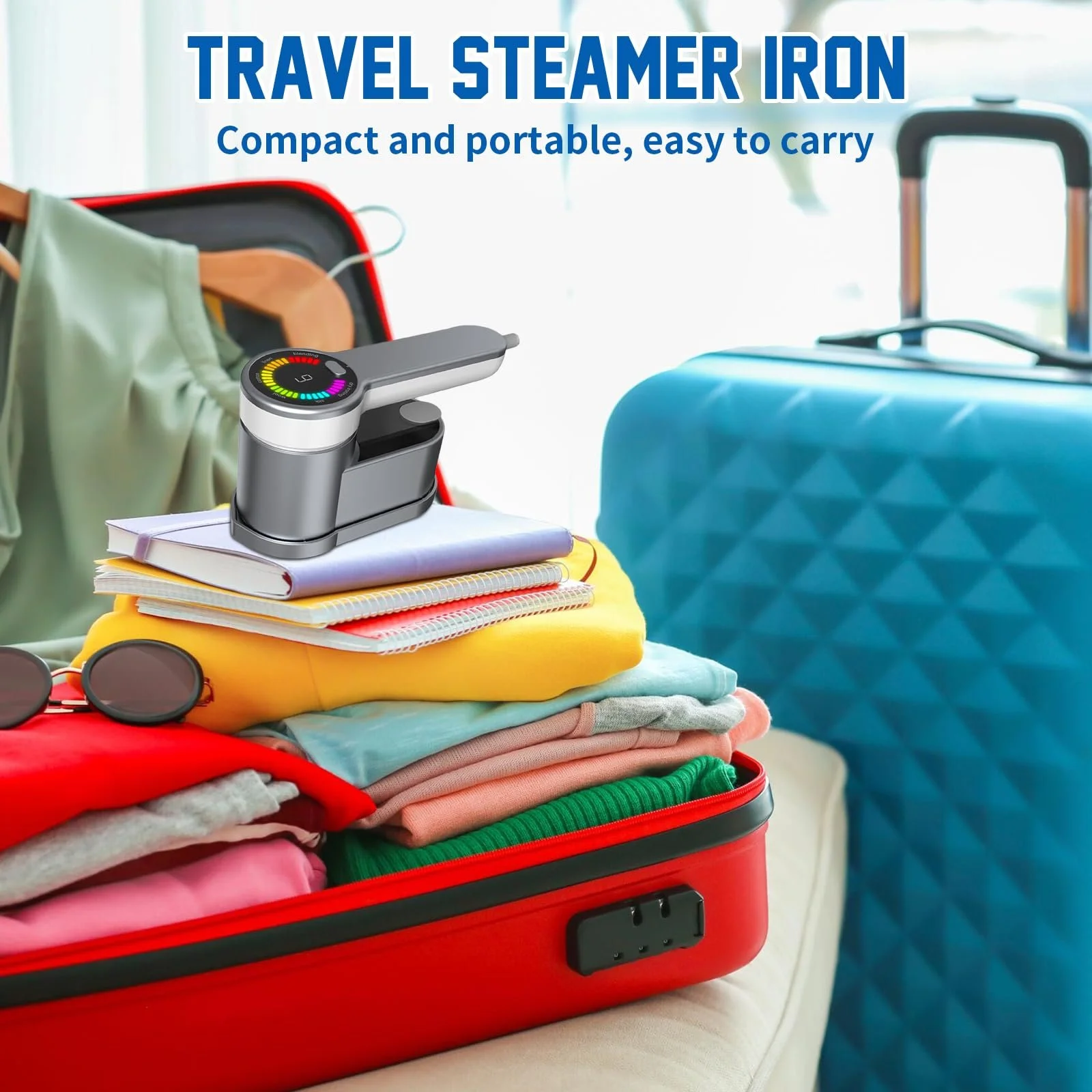 Портативный отпариватель Дорожный утюг 1200 Вт 120 мл 5 уровней пара, фото №8