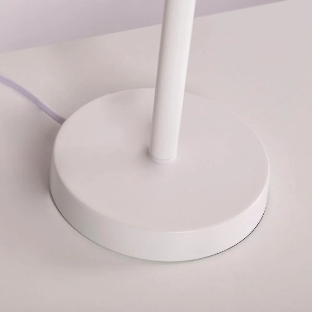 Настільна лампа Pakdasht Rattan Ротанг E27 450x300 мм Біла, фото №4