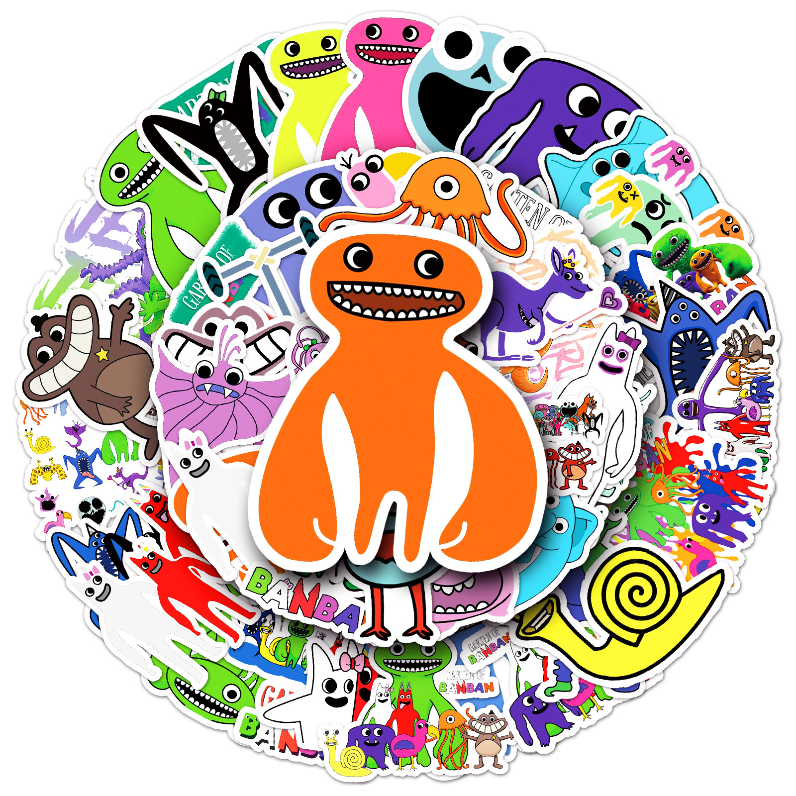 Стікери Райдужні друзі Rainbow Friends Рейнбоу френдс стікерпак наклейки набір 50 шт, фото №6 Стікери Райдужні друзі Rainbow Friends Рейнбоу френдс стікерпак наклейки набір 50 шт, фото №6