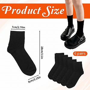 Носки Vin Beauty Женские Спортивные Хлопковые 5 пар Черный synthetic.ua - Фото 1