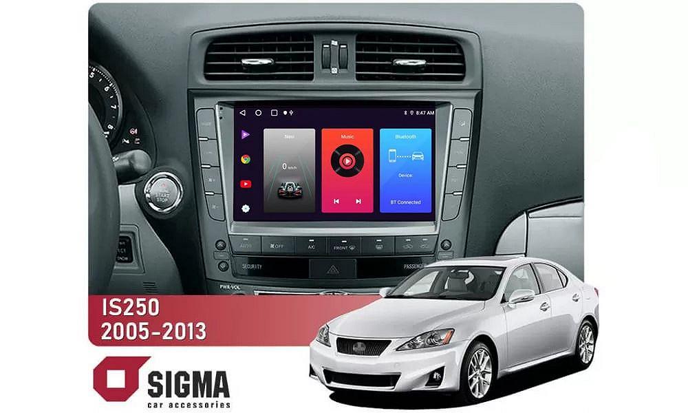 Штатная магнитола Sigma F9216 2+32 Gb Lexus IS250 XE20 Hm 2005-2013 9 L2, фото №3