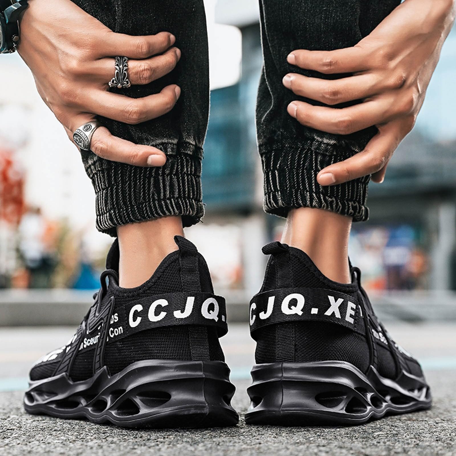 Кросівки Famzuneu Чорний, фото №5 Кросівки Famzuneu Чорний, фото №5