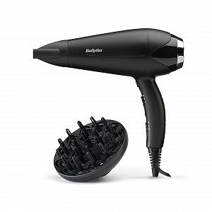 Фен BaByliss Turbo Smooth D572DE, 2200 Вт, с ионной технологией, черный - Фото 1