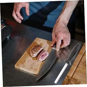 Мусат алмазний для заточування ножів портативний керамічний стрижень легкий synthetic.ua - Фото 1