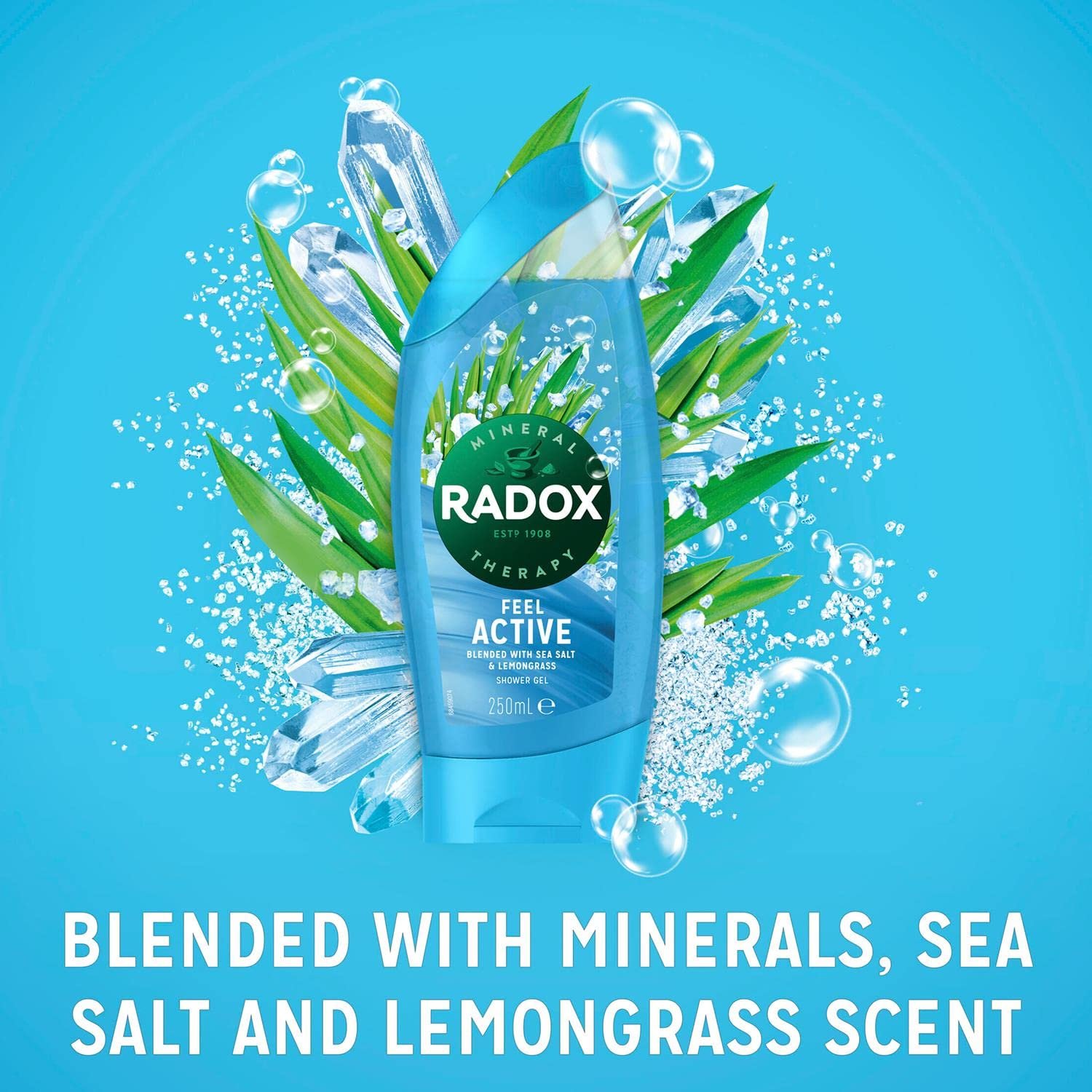 Гель для душа Radox Feel Active 250 мл, фото №3 Гель для душа Radox Feel Active 250 мл, фото №3