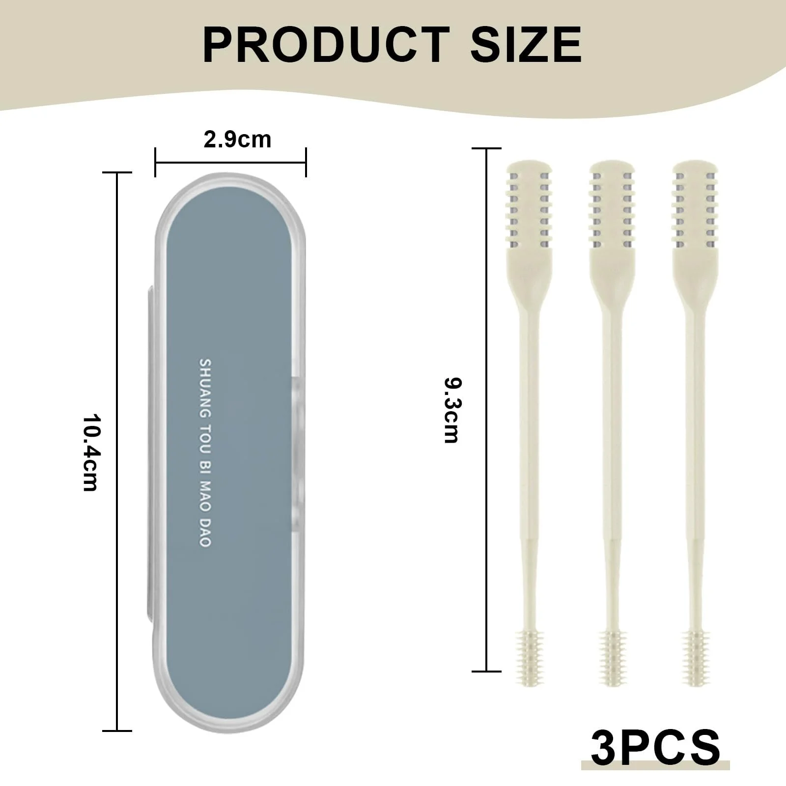 Засіб для видалення волосся в носі Landrain 3 шт. для чоловіків кремовий, фото №2