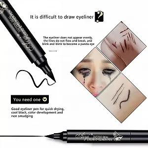 Фломастер-підводка 2 в 1 Чорний Подвійний ціна на synthetic.ua - Фото 1 Фломастер-підводка 2 в 1 Чорний Подвійний synthetic.ua - Фото 1