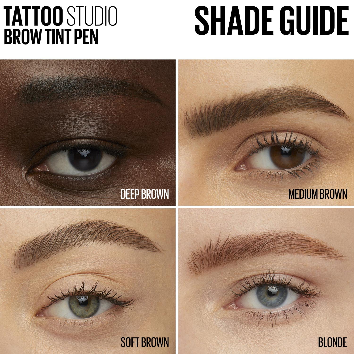 Олівець Maybelline TattooStudio Brow Tint для брів, Soft Brown, 0.037 фл. оз., фото №6