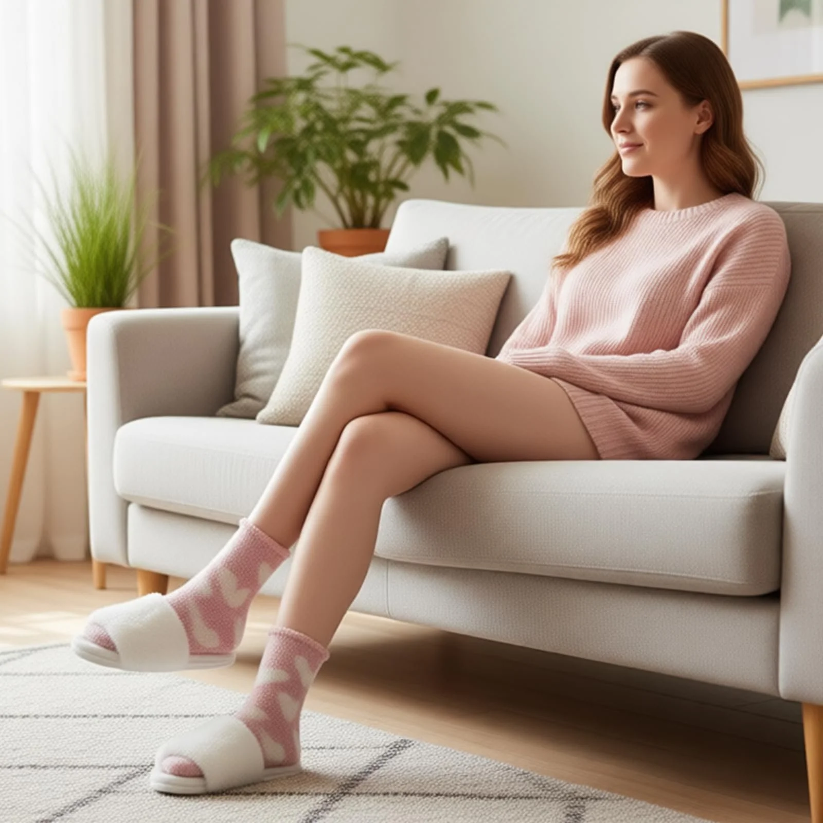 Шкарпетки Myhozee Cuddly, жіночі пухнасті, 5 пар, розмір 35-41, фото №6