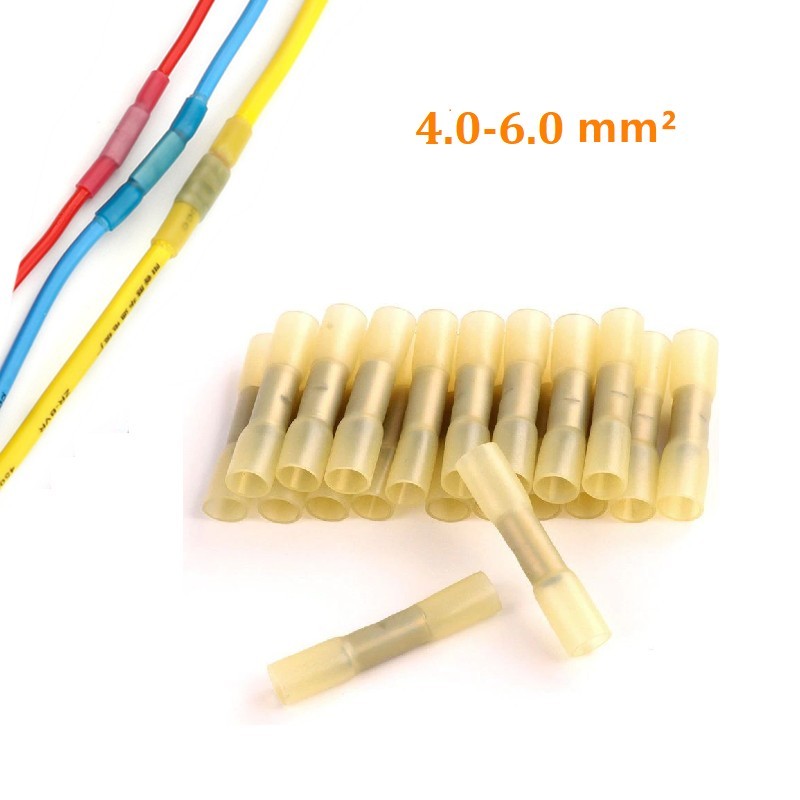 Соединительная гильза с термоусадкой под опресовку для быстрого монтажа Соединитель электрический 40 шт 46210221 Linco, фото №2 Соединительная гильза с термоусадкой под опресовку для быстрого монтажа Соединитель электрический 40 шт 46210221 Linco, фото №2