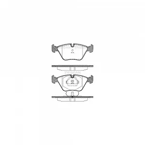 Комплект тормозных колодок, дисковый тормоз TRISCAN 8110 11898 для BMW передней оси - Фото 1