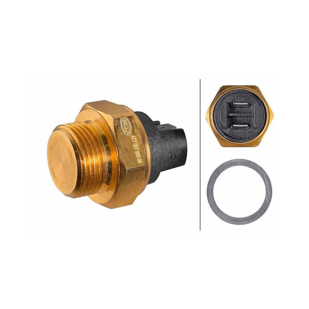 Термовимикач вентилятора радіатора HELLA 6ZT 007 800-001 для ALFA ROMEO AUDI FIAT, фото №1