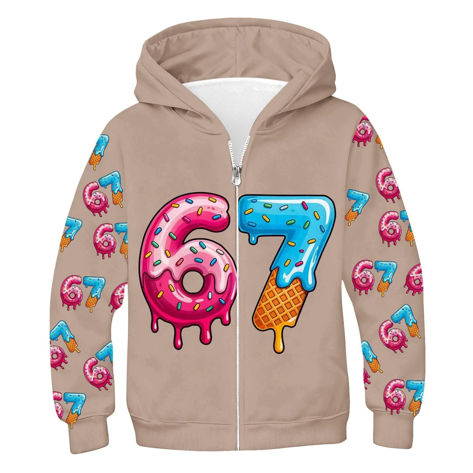 Толстовка і дівчаток, Худі, Фліс, Теплий, М'який, Зручний, фото №1