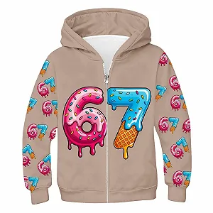 Толстовка для мальчиков и девочек, Худи, Флис, Теплый, Мягкий, Удобный - Фото 1