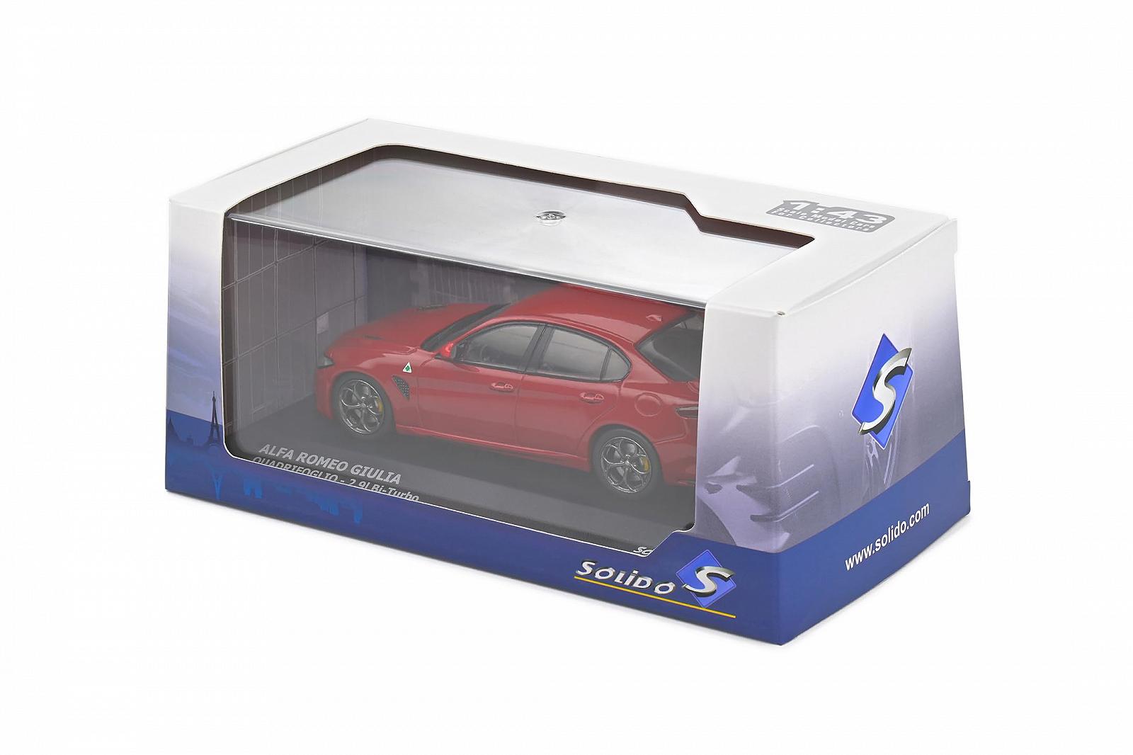 Модель Солідо 1:43 Alpha Romeo Giulia Q Червоний, фото №7