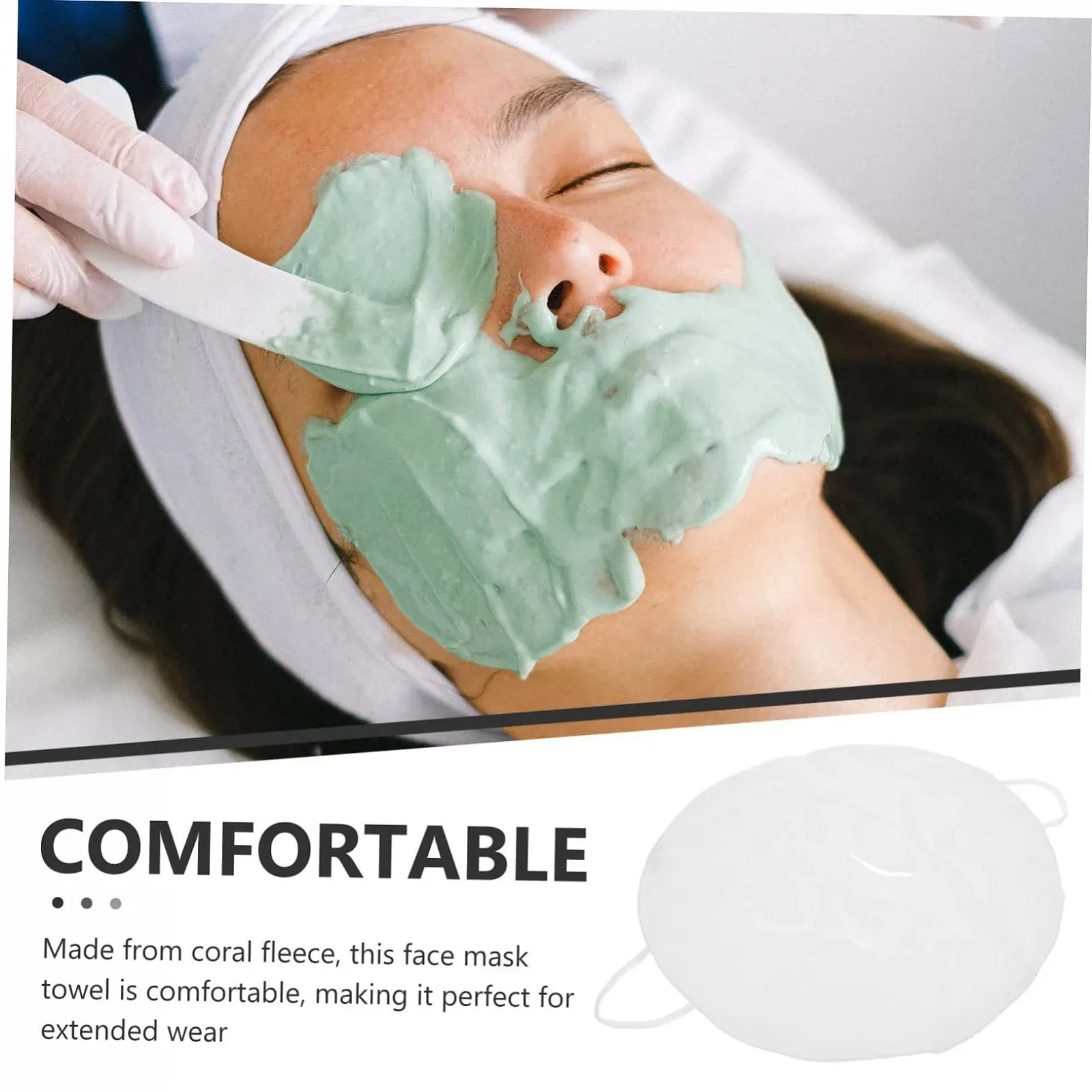 Маска для обличчя WRITWAA, флісова, двошарова, багаторазова, 2 шт., фото №4