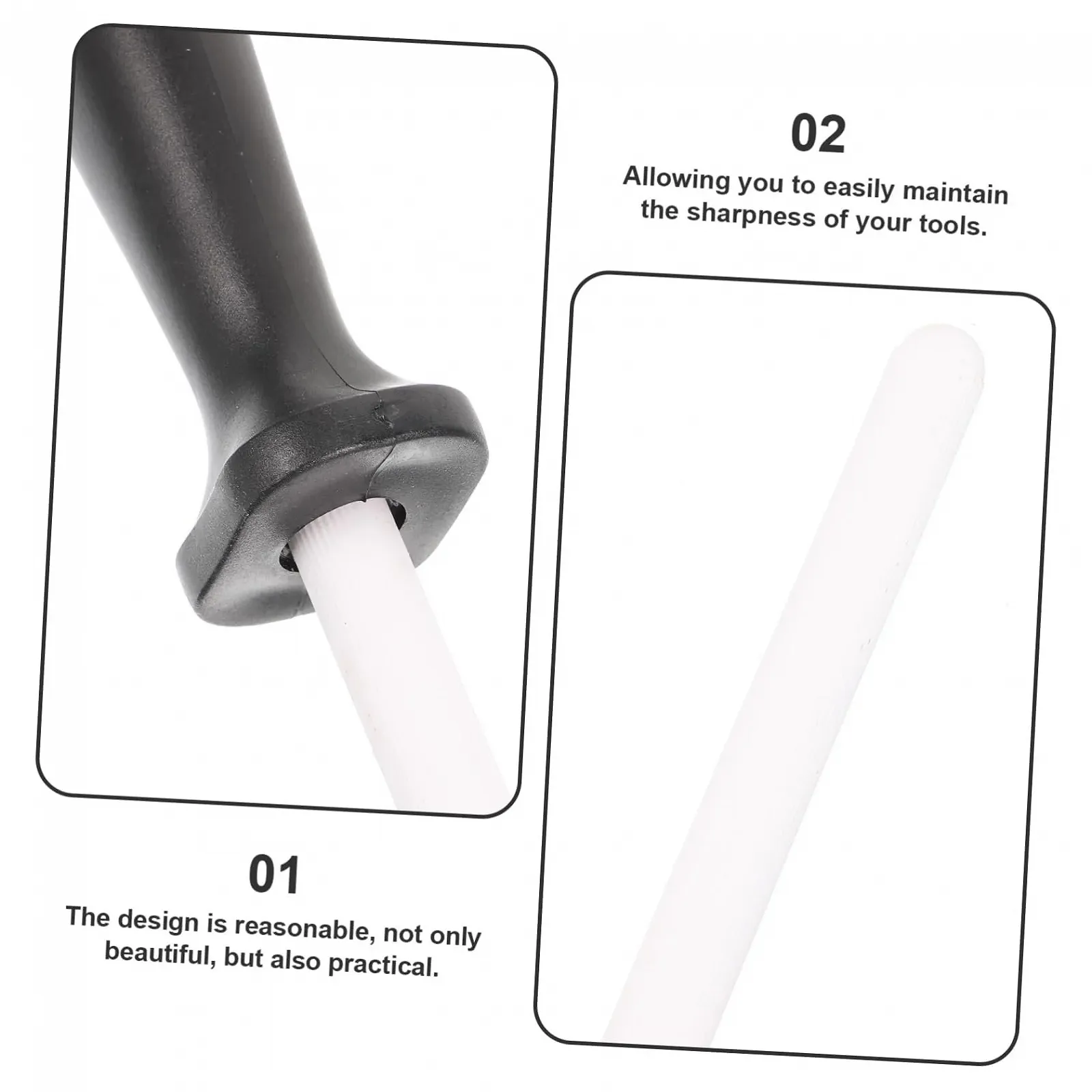 Точилка для ножей Mobestech Алмазная ручная с эргономичной ручкой Многофункциональная, фото №3