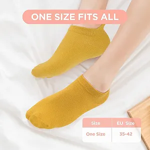 Носки Sneaker Girls' 10 пар Хлопок с высокой плотностью Удобные Милые вышитые женские носки Забавные (Случайный цвет), One Size, Мультяшные носки synthetic.ua - Фото 1