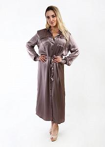 Платье NÜ Denmark S Серый (GDG-16835048-Gray) synthetic.ua - Фото 1