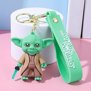 Брелок Йода Зоряні війни Star Wars Yoda на рюкзак, ключі 6.2 см synthetic.ua - Фото 1