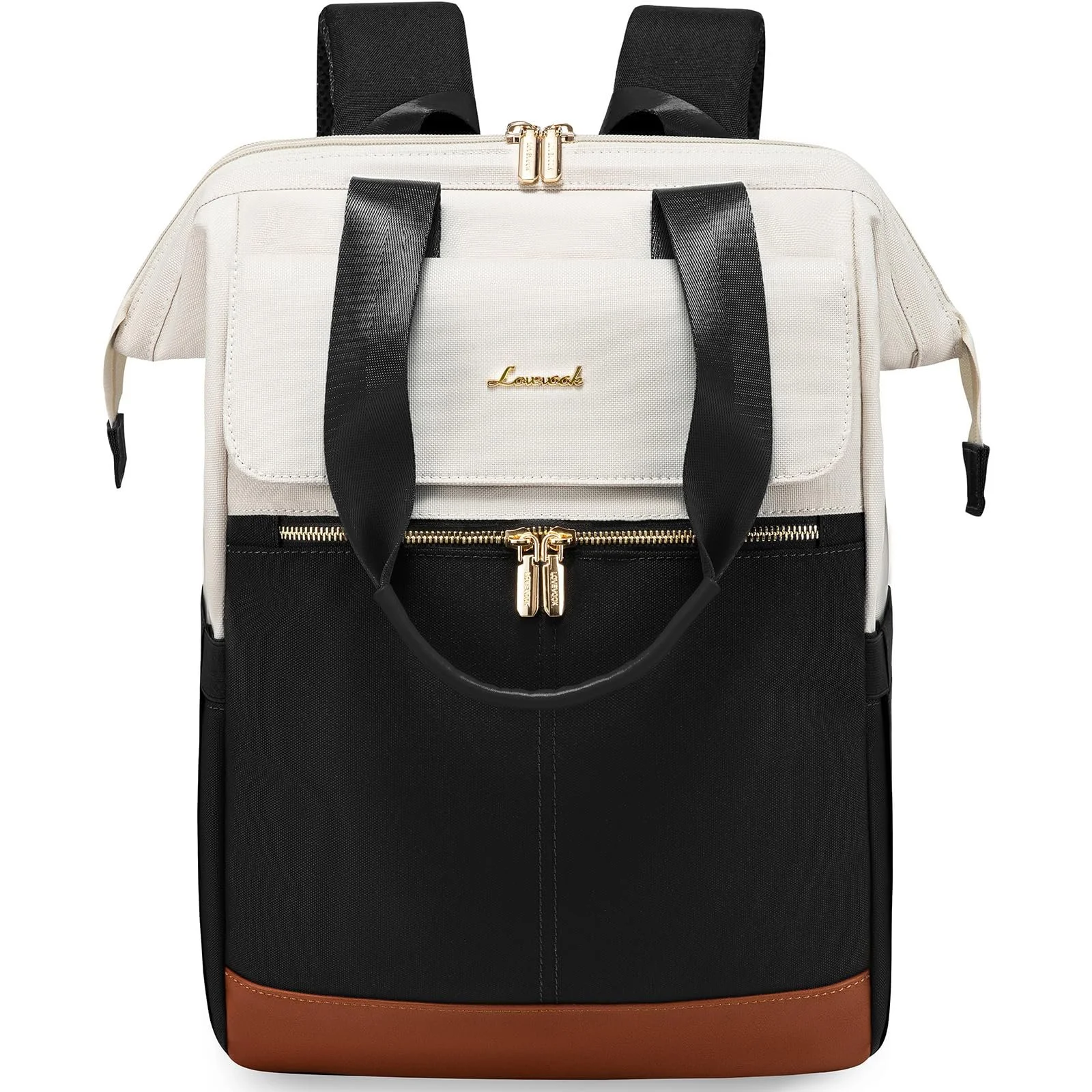 Рюкзак LOVEVOOK 17.3" Waterproof Beige & Black, фото №1 Рюкзак LOVEVOOK 17.3" Waterproof Beige & Black, фото №1
