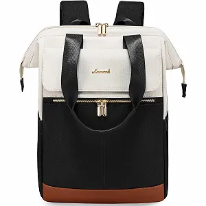 Рюкзак LOVEVOOK 17.3" Waterproof Beige & Black - Фото 1