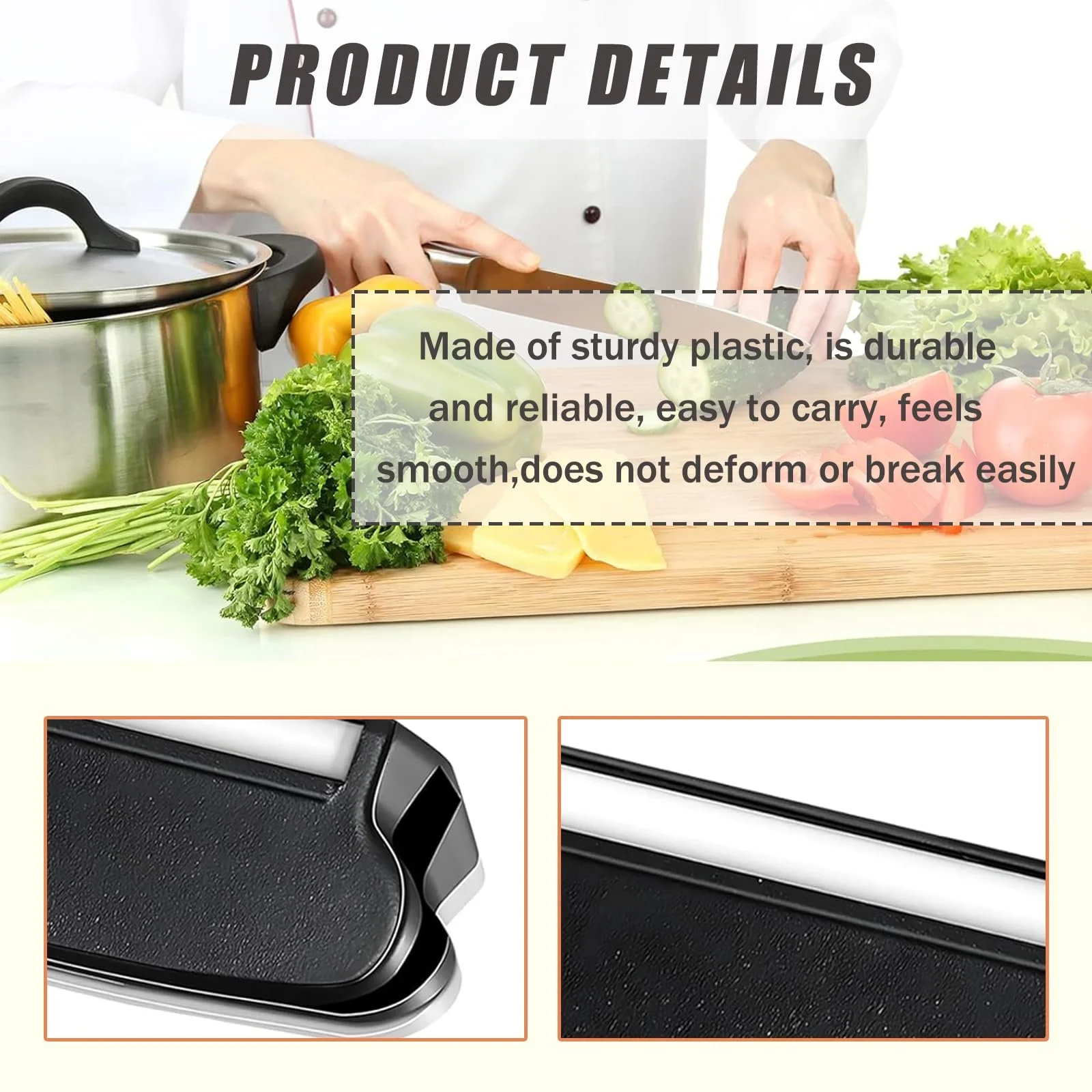 Направляющая для заточки ножей набор 2 шт. для точильных камней 10 см Black, фото №3