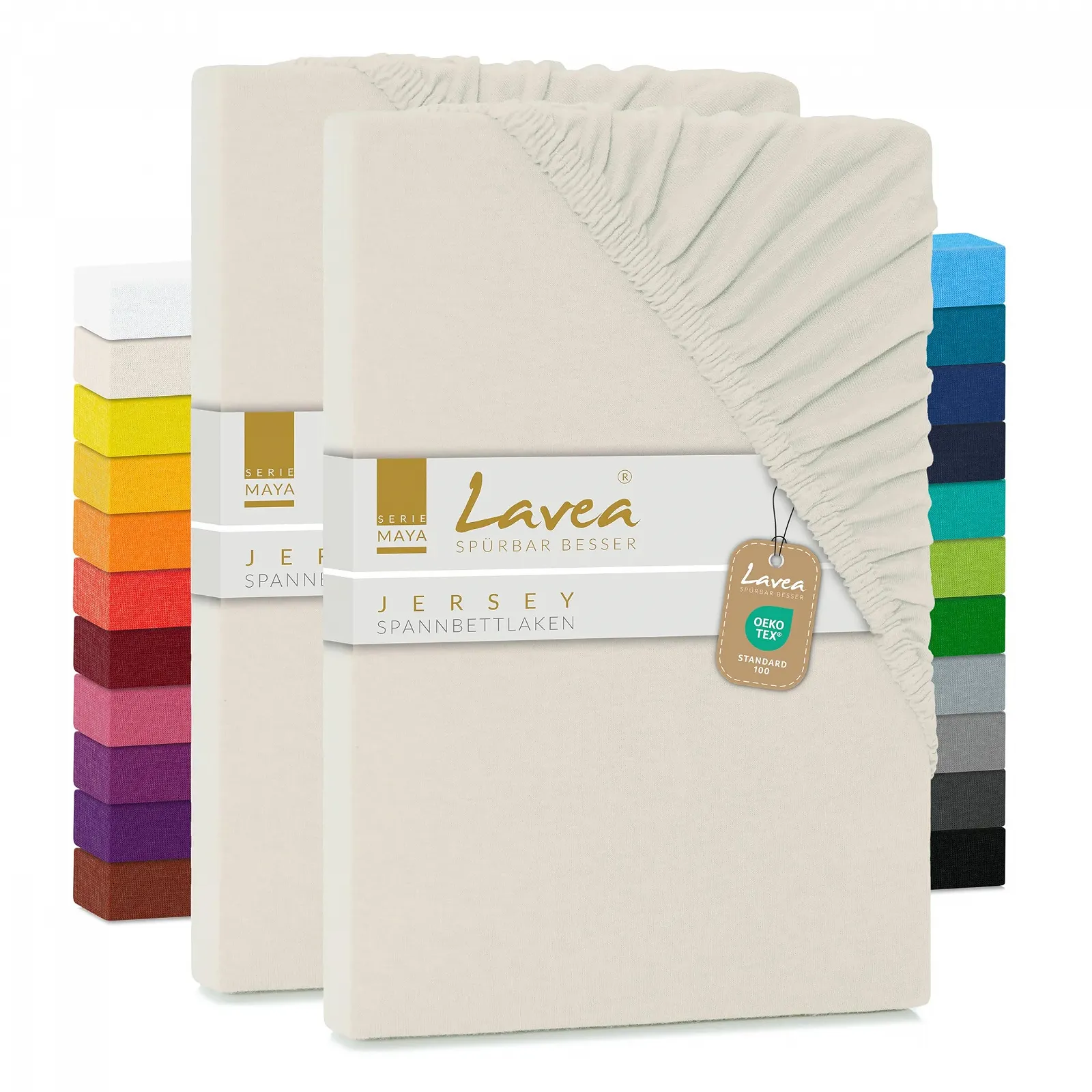 Комплект Простирадл на Гумці Maya, 2 шт, 90 x 200 см, 100 x 200 см, Кремовий Натуральний Білий, 100% Бавовна, фото №1 Комплект Простирадл на Гумці Maya, 2 шт, 90 x 200 см, 100 x 200 см, Кремовий Натуральний Білий, 100% Бавовна, фото №1