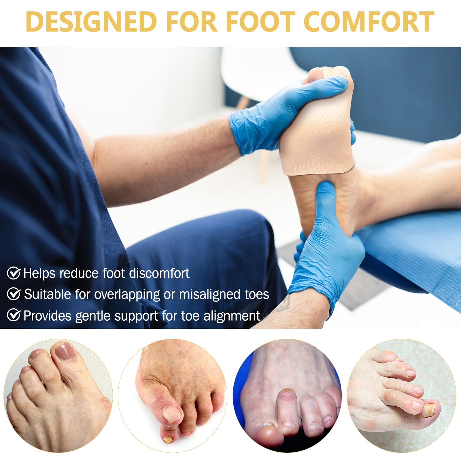 Шкарпетки Унісекс для Комфорту Ніг з Силіконовими Роздільниками для Пальців, фото №5 Шкарпетки Унісекс для Комфорту Ніг з Силіконовими Роздільниками для Пальців, фото №5