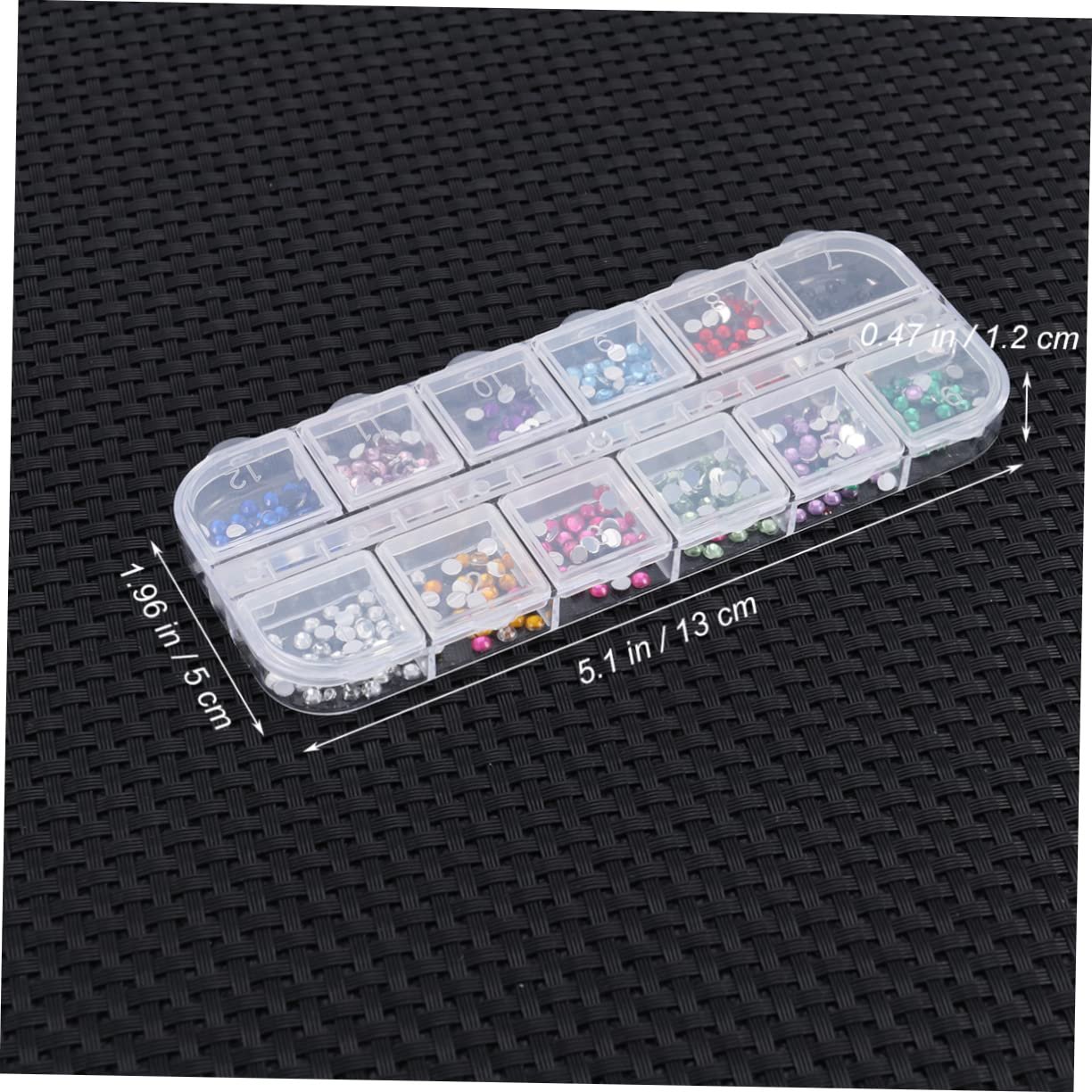 Стразы для ногтей Healvian 12 Праздничные Наклейки Блестки для ногтей Дизайн ногтей Полоски Аксессуары Dingding Декор, фото №3