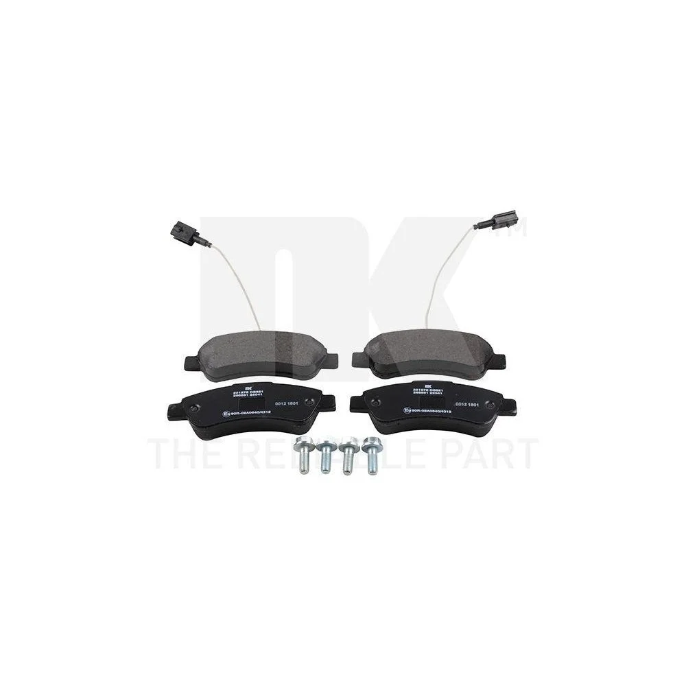 Комплект тормозных колодок NK 221978 дисковый тормоз задний мост, фото №1