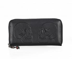 Гаманець Banned Alternative Twin Skull Жіночий Чорний, Streetwear - Фото 1