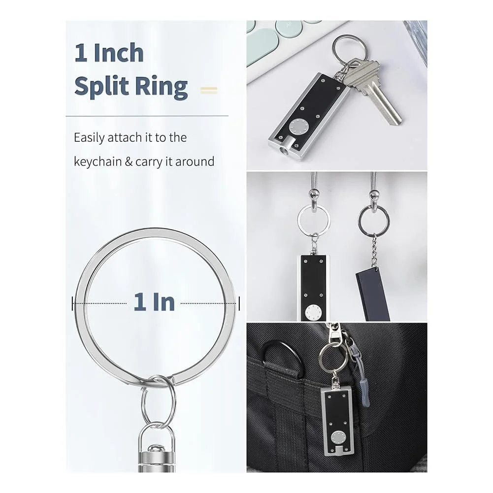 Міні-світлодіодний ліхтарик-брелок 12 люмен, фото №5