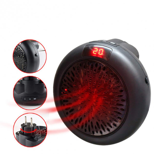 Обогреватель Тепловентилятор Портативный Wonder Warm Air Blower Plus 900W С Пультом Управления, фото №6