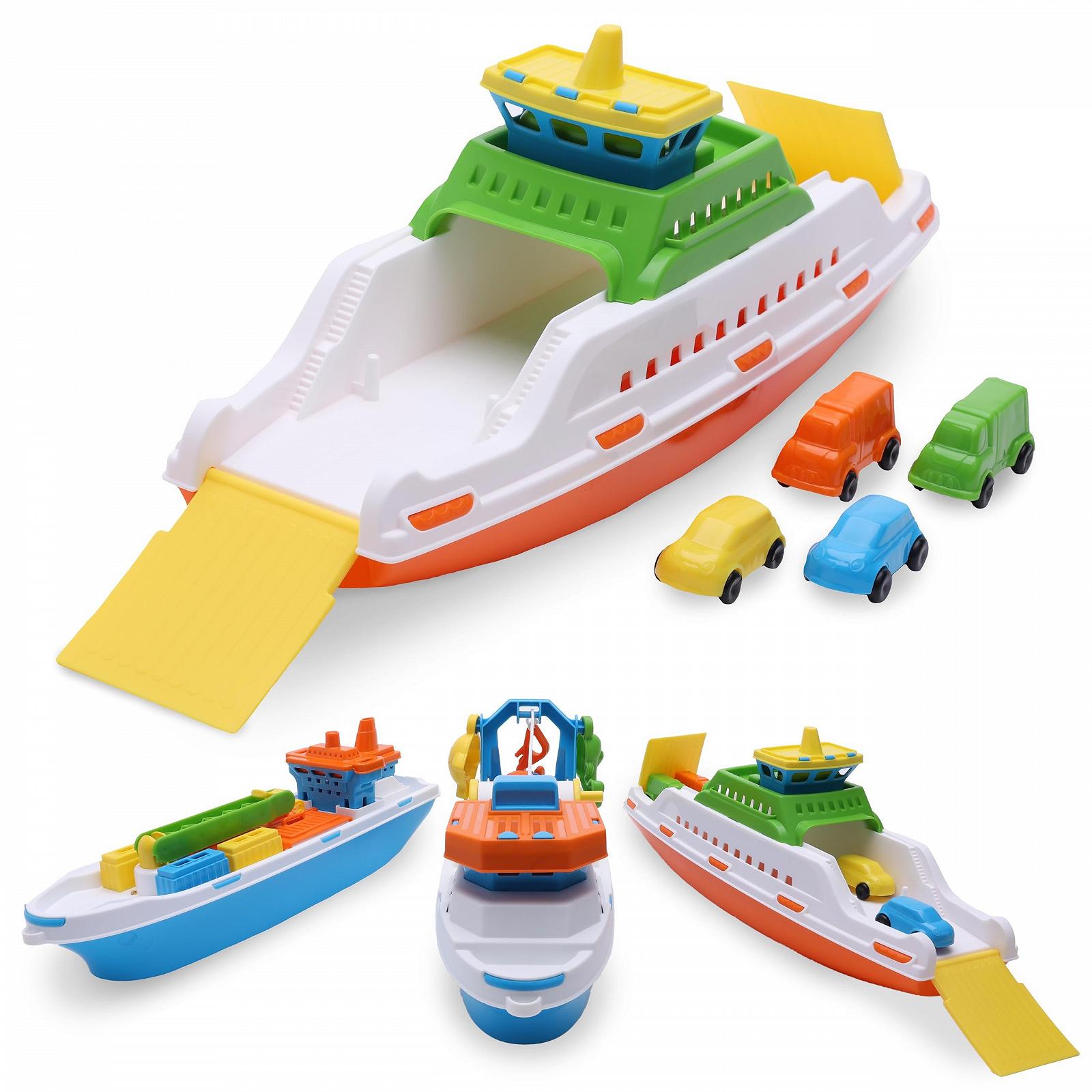 Пором Toyland 39 см (15 дюймів) Кольоровий з рухомими рампами та 4 міні-машинками, фото №8