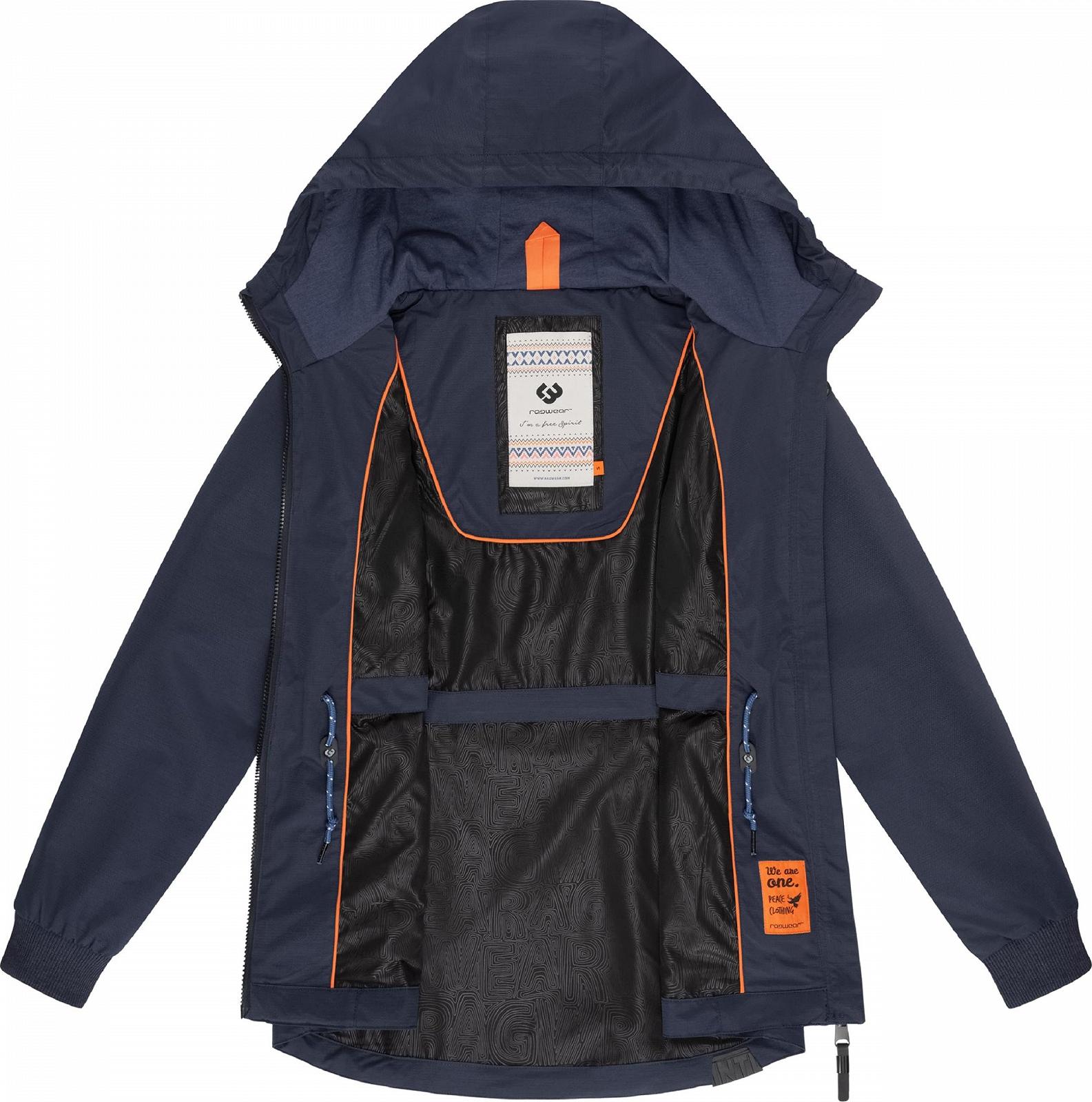 Переходная куртка Ragwear Dowey Tech YOUMODO Легкая женская Короткая дождевая куртка Водонепроницаемая (11 000 мм водяного столба) Дышащая куртка для активного отдыха с капюшоном, фото №5