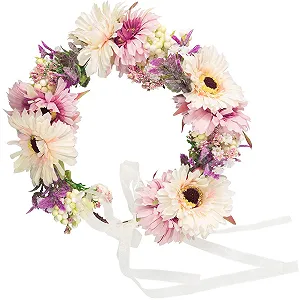 Вінок для волосся Квітка dressforfun Регульований для весілля або костюмованої вечірки - Фото 1